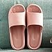 Nwarmsouth Slip-on Indoor House, Pantoufles de Bain intérieur, Sandales de Massage antidérapantes-Pink_37-38, Sandales de Fitness