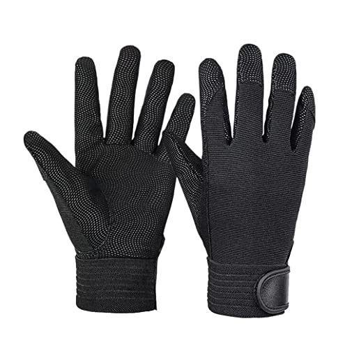 LHHAIUA Workout Gloves Touch Screen Cycling Ski Camping Hiking Motorcycle Full Finger Gloves Road Gloves(X-Large)