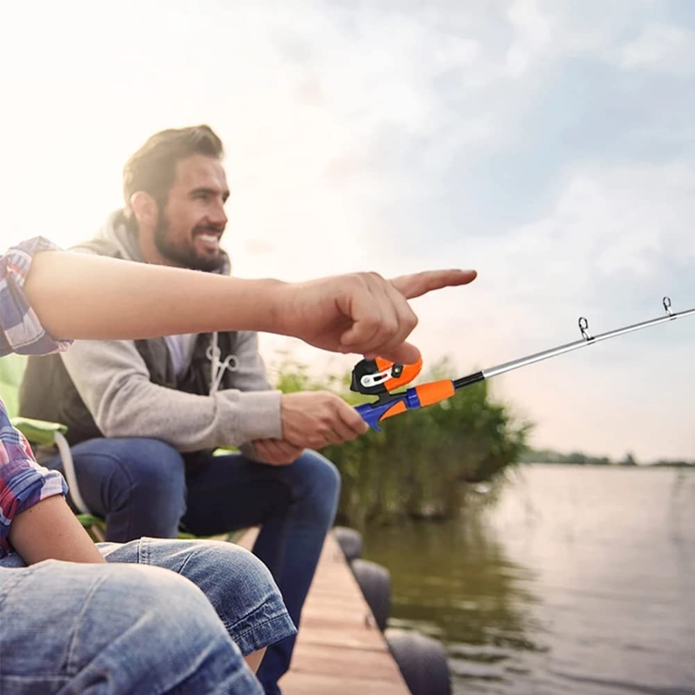 Kit Canne à Pêche Télescopique Pour Enfants - Avec Moulinet, Leurres Et Sac De Transport