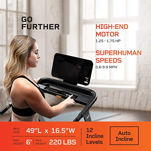 image for Lifepro Pacer Folding Treadmill for Home - Smart Motorized Portable Tr