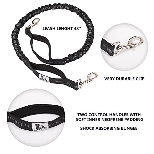 Petparty Pet Jogging Waist Belt Leash Hand Free Leash For Medium To Large Size Dog (Pink) #TOP3