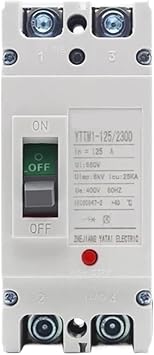 Molded Case Circuit Breakers Moulded Case Circuit Breaker 2P 400V 32A 40A 63A 80A 100A 125A Main Switch125A