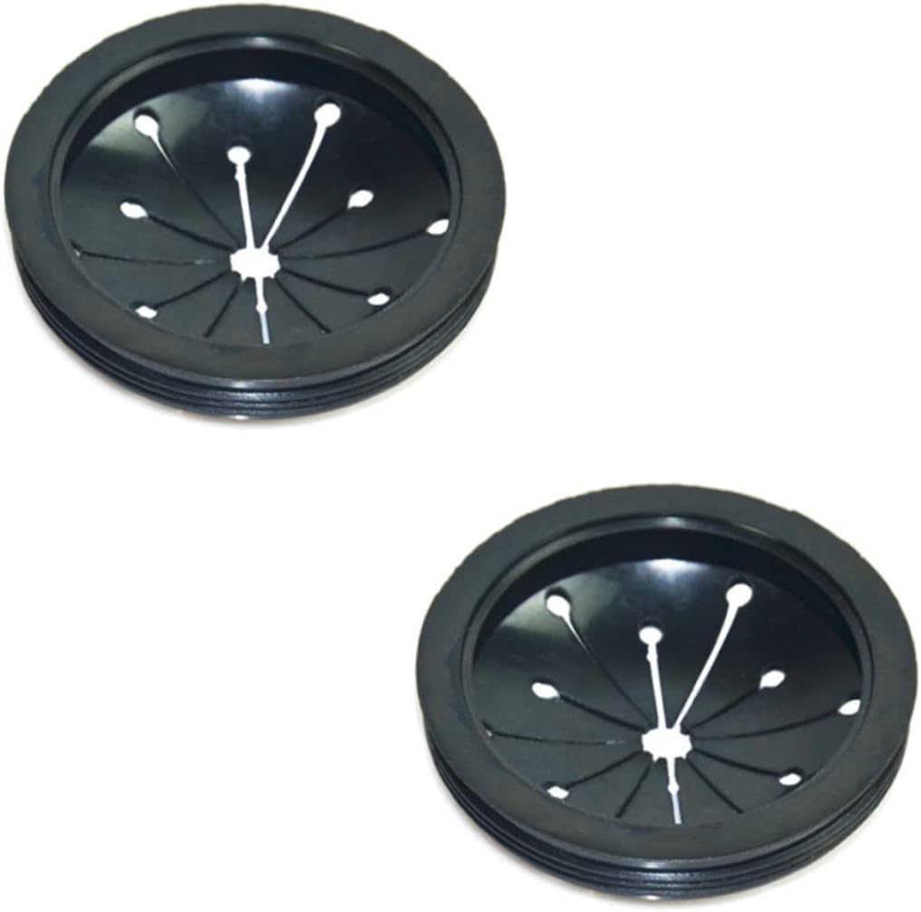 Outanaya 6pcs Garbage Disposal Splash Guard Sink Baffle Removable and Durable Waste Food Disposer Accessory Black Easy Installation Fits Standard Sinks