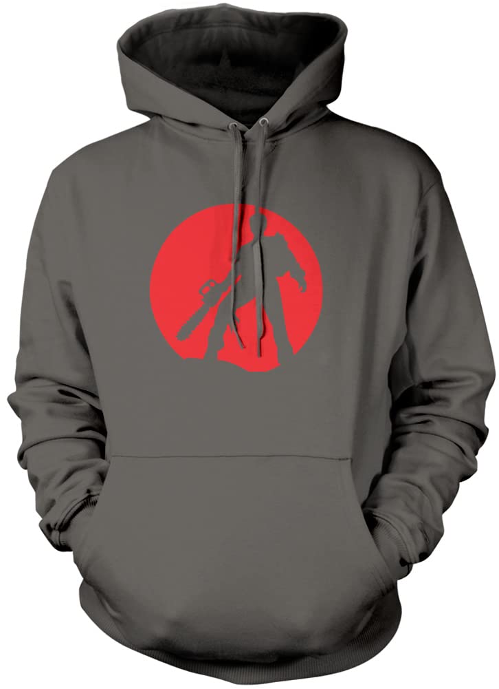 Hotscamp Boys Heather Grey Evil Dead Unisex Hoodie - Grey Medium