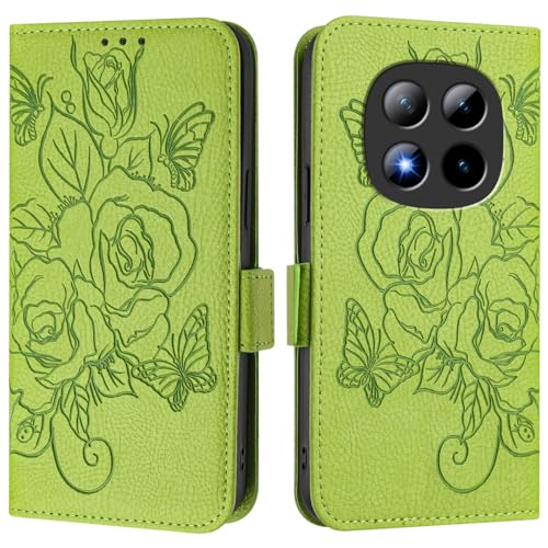 Cover �Ή��@�� for Xiaomi Redmi Note 15 Pro 5G,�Ή��@�� for Xiaomi Redmi Note 15 Pro 5G �t���b�v�X�^���h�t�����z�^�X�}�z�J�o�[ Green