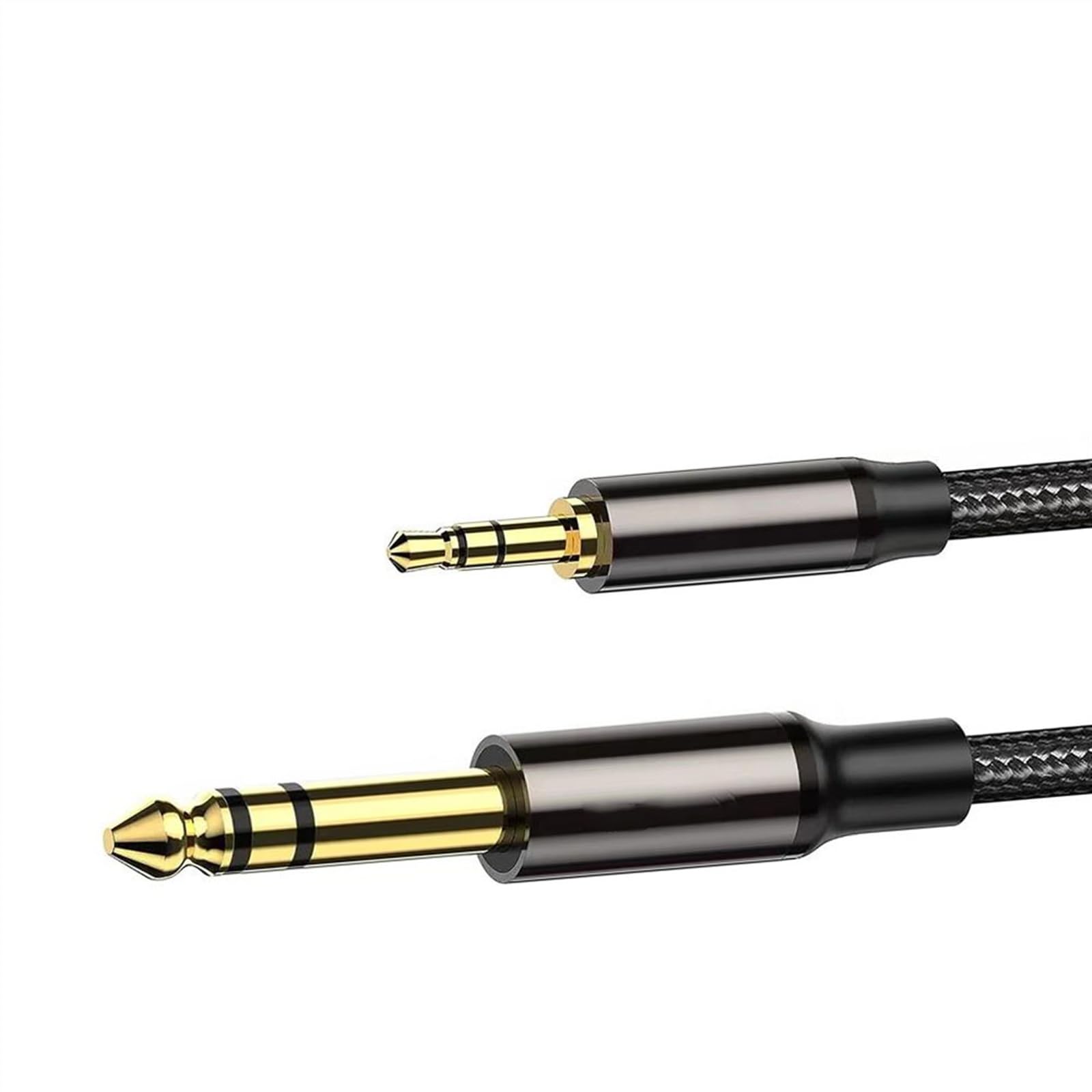 Kabel Stereo 1/4 Męski Na 1/8 Męski TRS Dwukierunkowy Kabel Output Do Słuchawek Gitary Miksera Laptopa Wzmacniacza(3.5 to 6.5,5m)