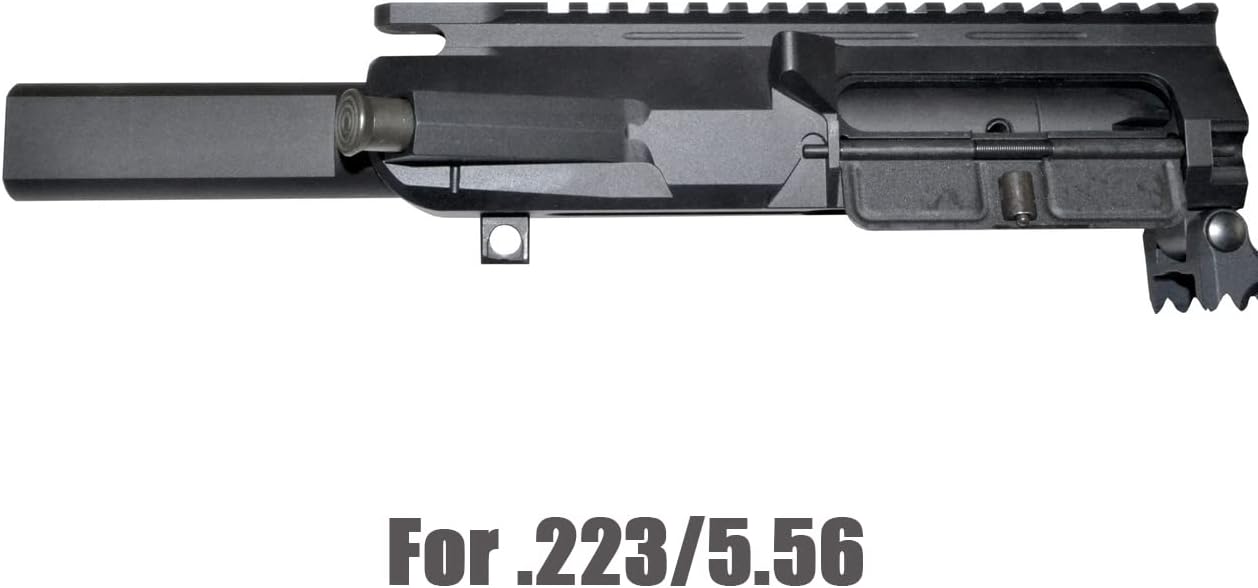 Action Rod with One-Piece Aluminum Construction and Steel Contact Design and Locking Mechanism for Standard Smithing and Assembly (Black)