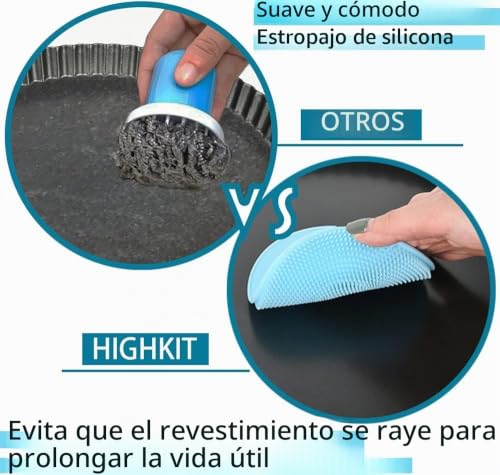 Miniatura 6 de Highkit 10 Piezas Molde Quiche Desmontable Base, Antiadherentes Molde Para Tartaletas 4 Inch 10 Cm X 10, Redondo Molde Para Quiche Tarta, Acero Al Carbono