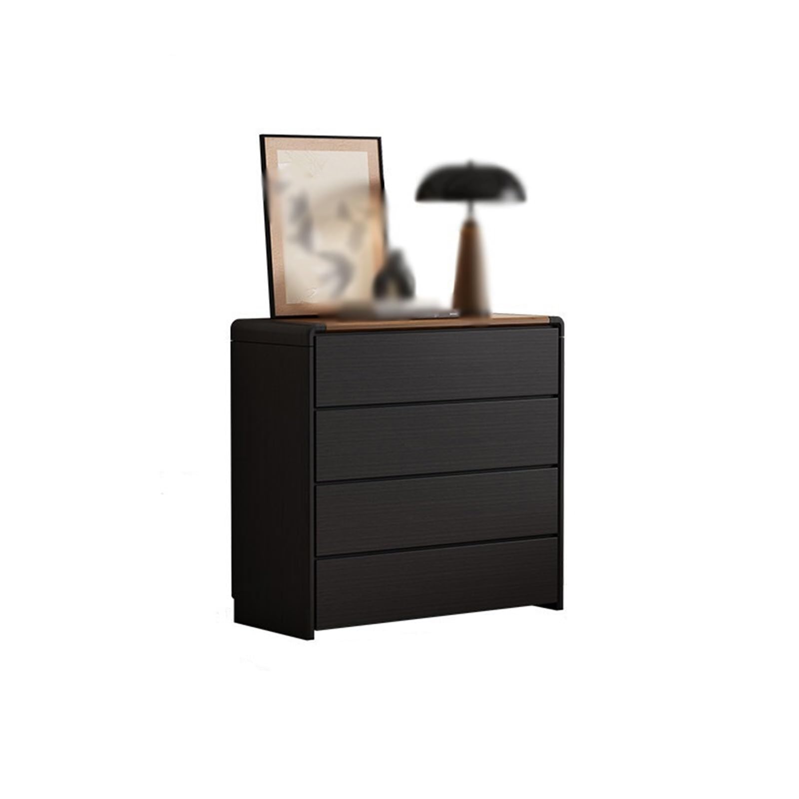 Dh2yjnbf3 Bedroom Dresser For Bedroom With 4 Storage Drawers Wood Chest Of Drawer For Closet, Living Room, Hallway Storage Organizer