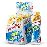 HIGH5 Aqua Running Gels Energy - Running Essentials for Quick Release Energy - Natural Fruit Juice & No-Caffeine - Ideal as Running Equipment, Cycling Supplements, Marathon Training (Orange, 20 x 66g)