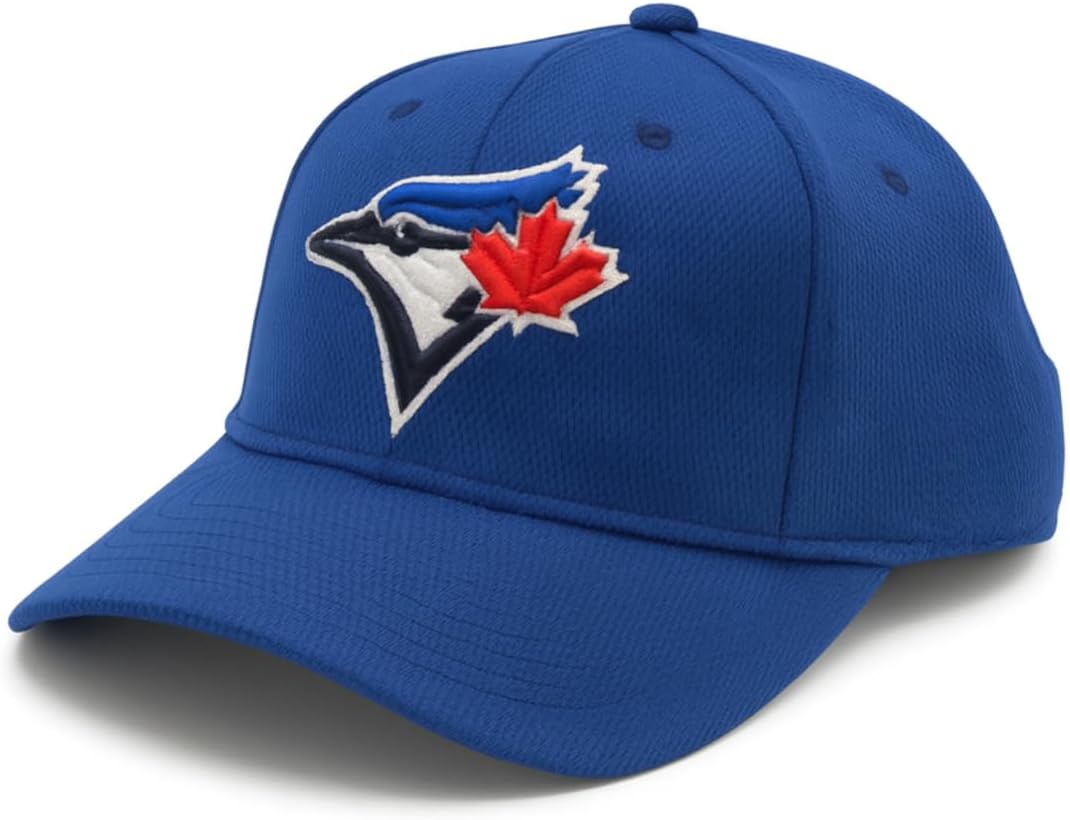 Officially Licensed Toronto Baseball Youth Boys Girls Baseball Hat Classic Primary Home Team Logo MVP Blue/White Adjustable Kids Sports Ball Cap
