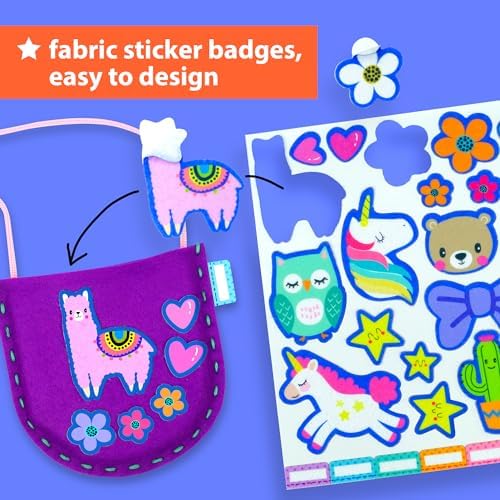 KRAFUN Animal theme Bag Sewing Kit for Kids Age 5+ | 6 Projects - 4