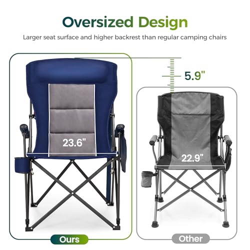 ALPHA-CAMP-Oversized-Folding-Camping-Chairs-High-Backrest-Heavy-Duty-Lawn-Chairs-for-Adults-Support-500-LBS-Portable-Camp-Chairs-with-Cup-Holders-Large-Side-Pocket-for-Outdoor