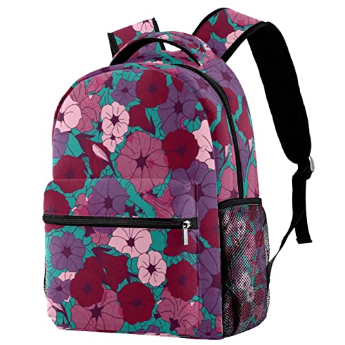 Sac à dos de voyage Leisure Campus rose tropical avec filet porte-bouteille intégré