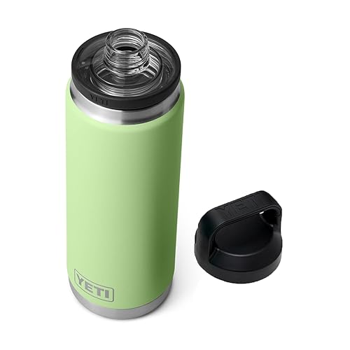 YETI Rambler 26 oz Bottle, Vacuum Insulated, Stainless Steel with Chug Cap - Key Lime