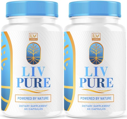 (2 Pack) Liv Pure Liv Pure Reviews Liv Pure Pills Liv Pure Pills Reviews Livpure Pills Livpure Liv Pure Capsules Liver Pills Liv Pure 120 Capsules for 60 Days.