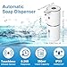 OHIFAST Automatic Liquid Soap Dispenser Touchless, USB Rechargeable Smart Hand Soap Dispenser, 6-Level Adjustable, 12.8oz/380mL Wall Mounted for Bathroom Kitchen Dish Soap-White
