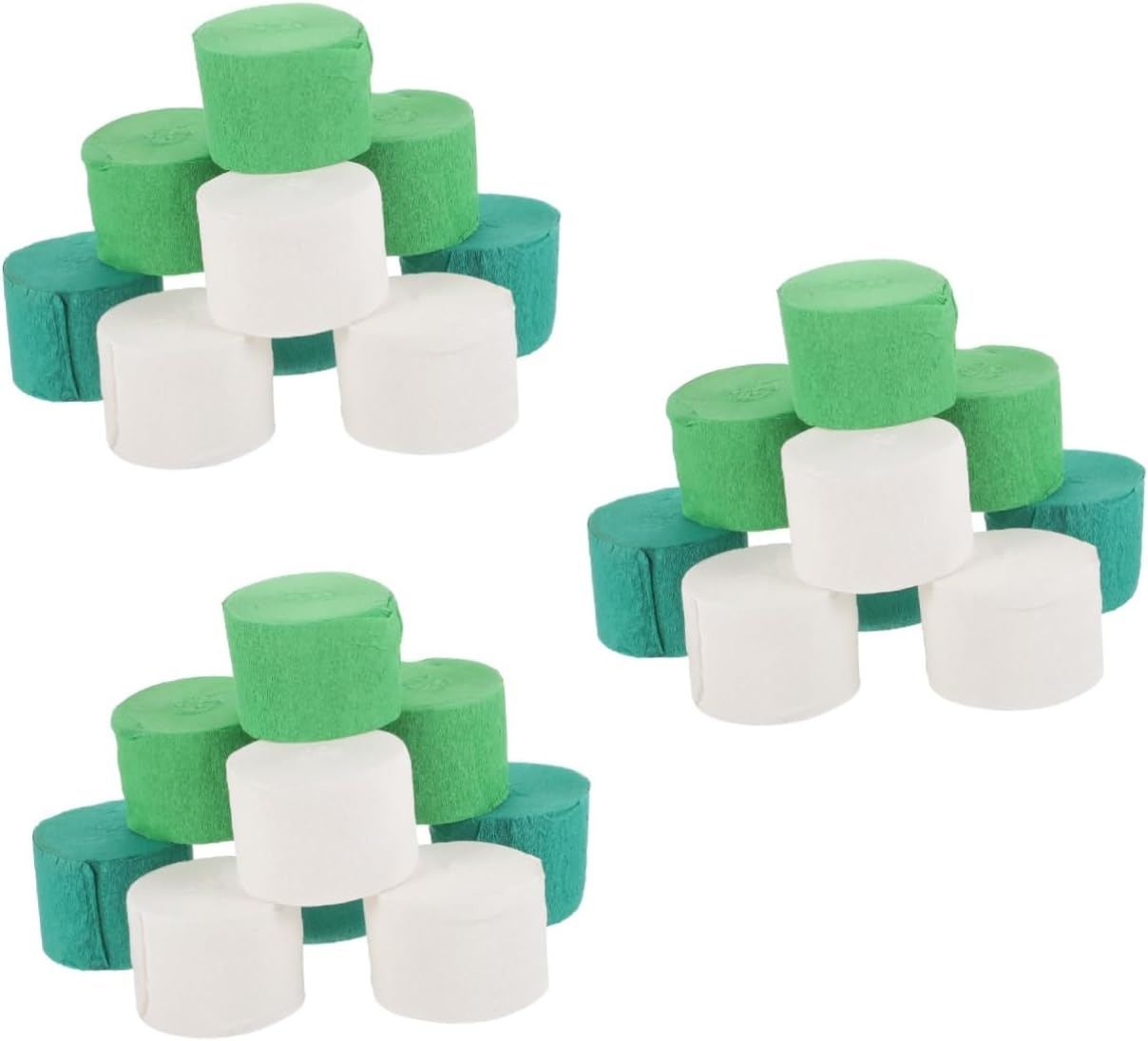 STOBAZA 27rolls Crepe Paper Streamers Jungle Theme Birthday Decorations Easy to Cut for Custom for Weddings and Events Each