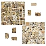 Diseño creativo: la combinación de manuscrito fino y fragmento de diseños le da un toque personal a las pegatinas de álbumes de recortes. Perfecto para crear acentos individuales en proyectos de pegatinas de diario y crear obras de arte únicas.