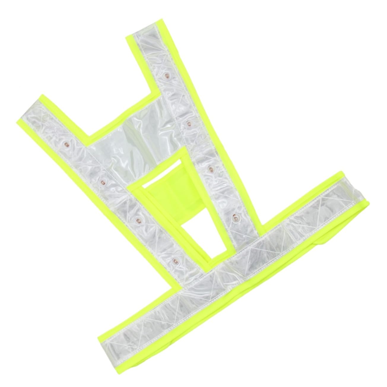 SHINEOFI Chaleco de Alta Visibilidad con LED Incluido para Seguridad en Trabajos al Aire Libre