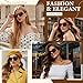 Sunier Sunglasses Womens Polarized Trendy Oversized Sun Glasses Fashion Ladies Shades 100% UV400 Protection S85