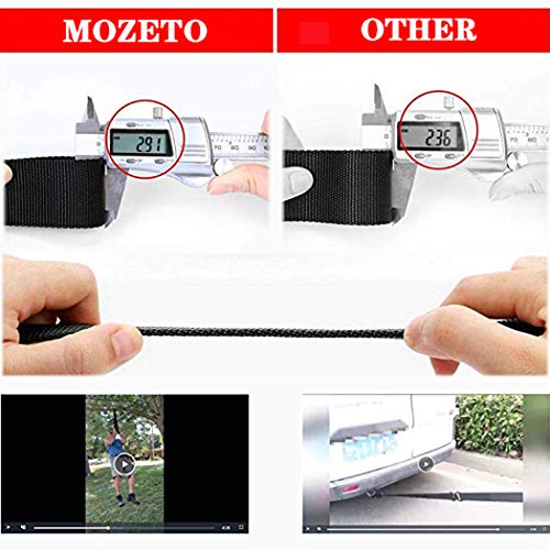 MOZETO Men\'s Tactical Belt, Military Nylon Web Rigger Work Carry Tool Belts for Men with Heavy-Duty Quick-Release Buckle