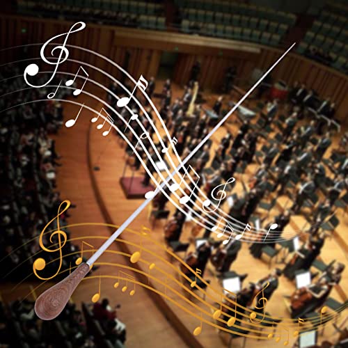 Symphony Leader Baton, Holzgriff, Musikleiter, Taktstock, Musikinstrument, Teil für Symphonieführer, Chorleiter, Zubehör 39 cm