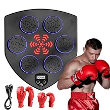 Electronic Music Boxing Machine, Boxing Training Equipment, Wall Mounted Punching Pad Machine, Target Workout Boxing Trainer
