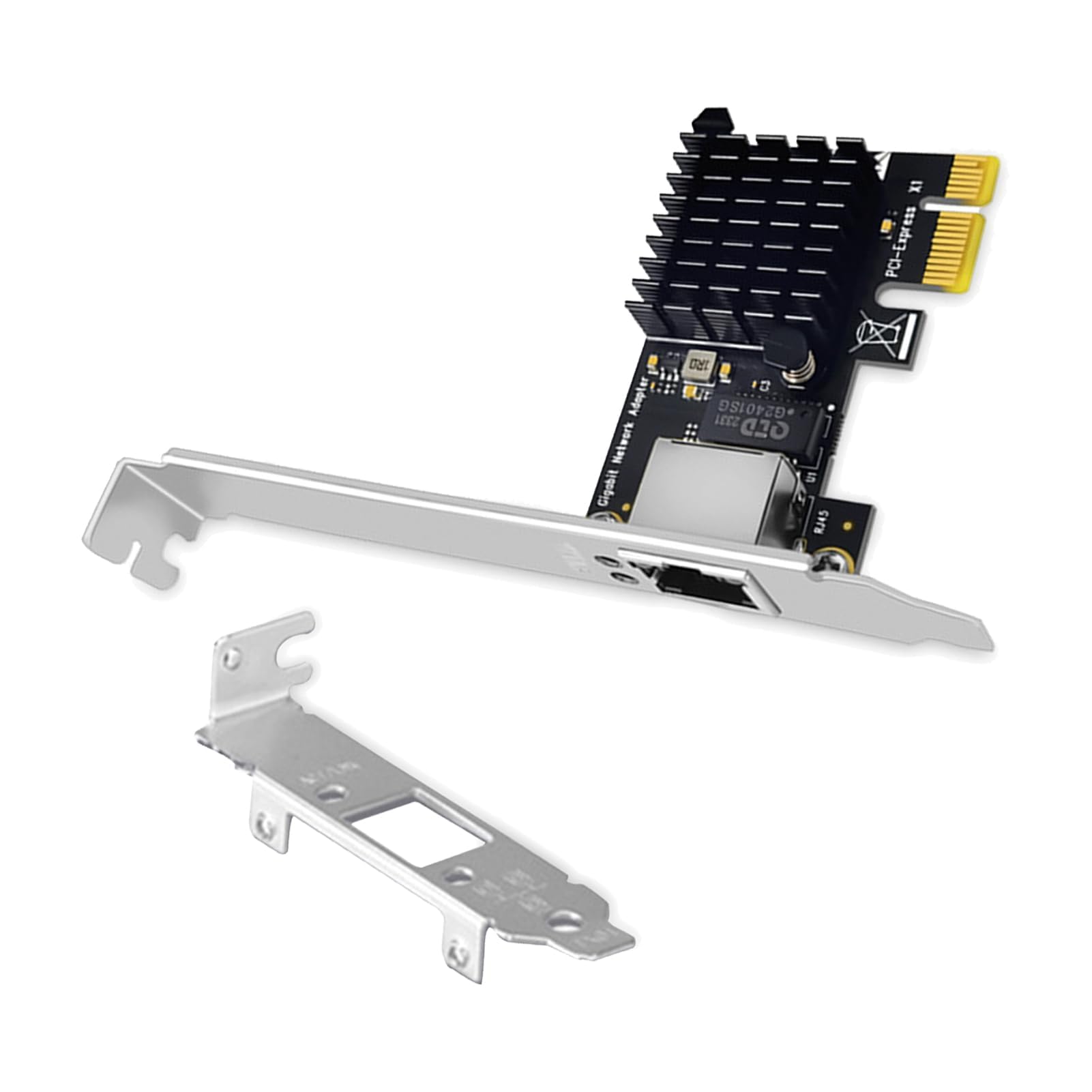 Tarjeta de Red PCIe Gigabit Ethernet, Adaptador de Red PCI Express RTL8111H, 10/100/1000 Mbps, Puerto RJ45, Compatible con Windows 10/8/7, Ideal para PC y Servidores, Conexión Estable, Alta Velocidad