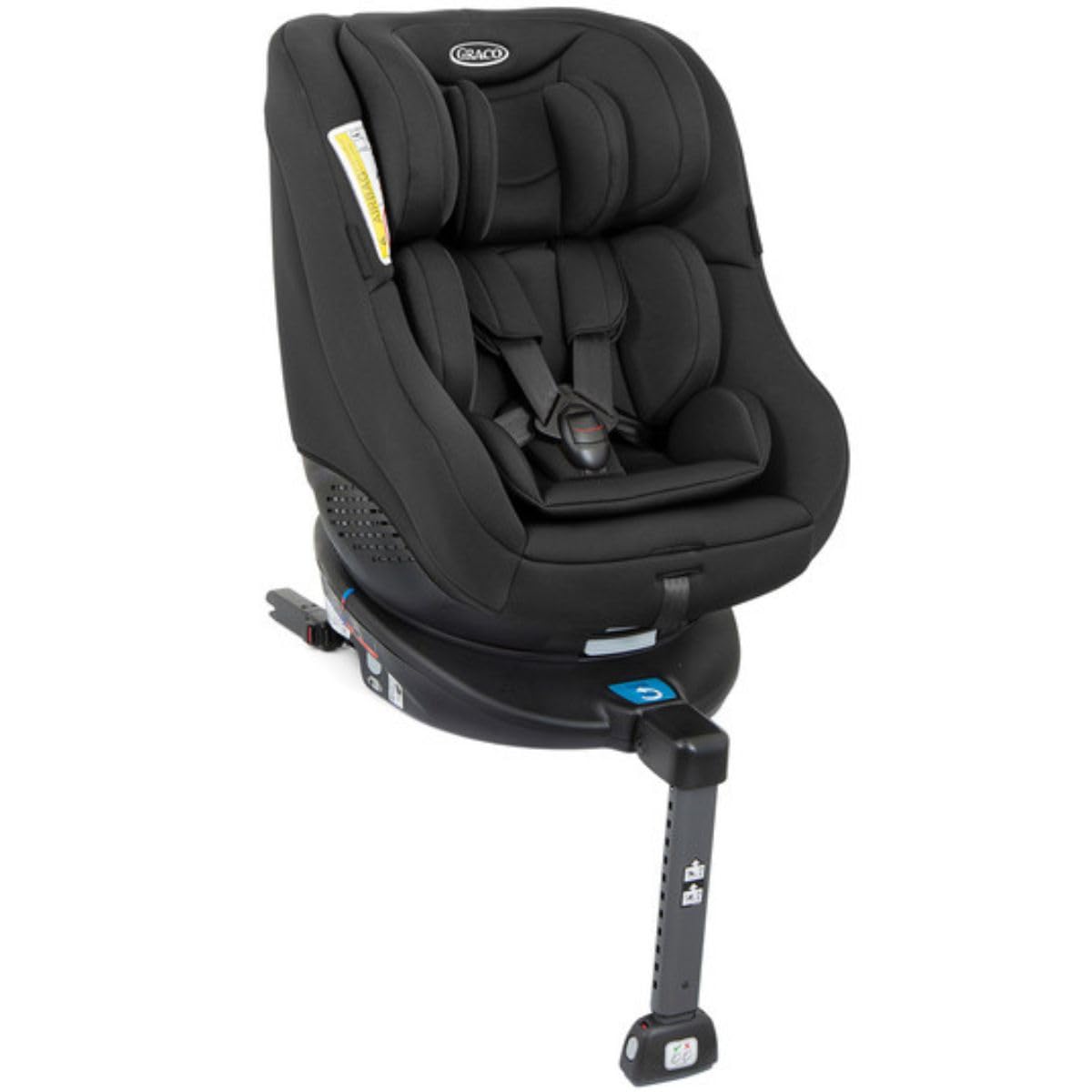 Turn2Me Group 0+/1 ISOFIX 360° Rotating Car Seat, Rearward facing for longer from birth to approx. 4 years. Forward facing from approx. 1 to 4 years (9-18kg), Black fashion