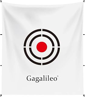 Gagalileo Golf Target Cloth Replacement : Portable Easy Setup with S-Hooks & Ropes, All Golfers Training Accuracy for Backyard & Garage