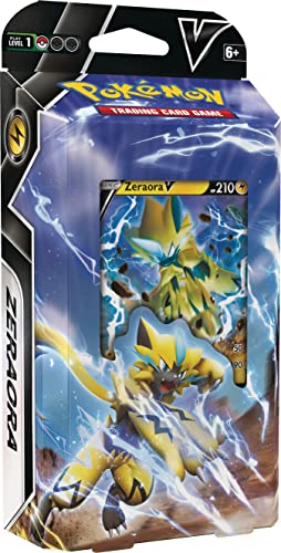 Pokémon TCG : Deck de Combat Zeraora V (60 Cartes, prêt à Jouer)