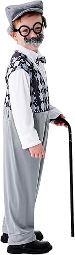 Miniatura 4 de Seasons 100 Days of School Costume for Kids, Old Man Costume Boys Grandpa Costume Outfit, Halloween Dress up