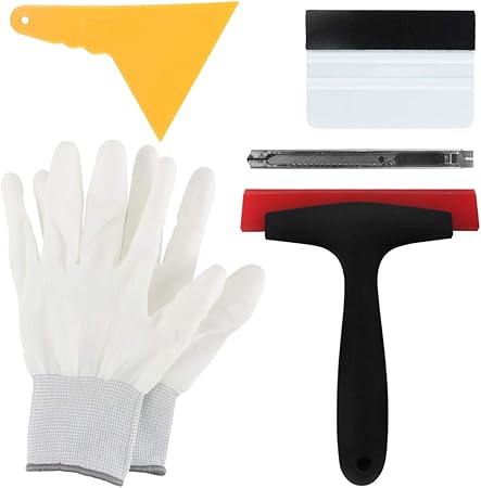 Amazon Livelylife カーボンシート カーフィルム カッティングシート シール施工 スクレーパー ステッカー 貼付補助ツール 万能 5点セット 車用品 バイク用品 カー用品 内装パーツ シート 車 バイク