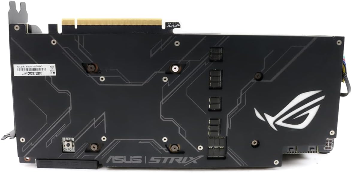 ASUS GeForce RTX 2080 O8G ROG STRIX OC Edition GDDR6 HDMI DP 1.4 Type-C graphics card (ROG-STRIX-RTX2080-O8G-GAMING) (Renewed)