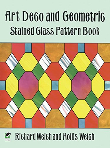Art Deco and Geometric Stained Glass Pattern Book (Dover Stained Glass Instruction)