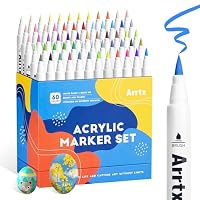 Amazon | Arrtx 150色 アクリルマーカー ブラシチップ プロ