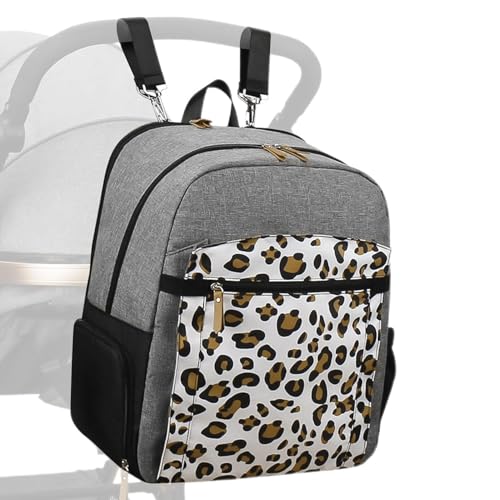 Decorhome Mochila extractora de leche – Mochila para pañales | Bolsa de almacenamiento de extractor de leche de gran capacidad para mamás | Multifuncional impermeable bolsa de mamá con gancho | Doble