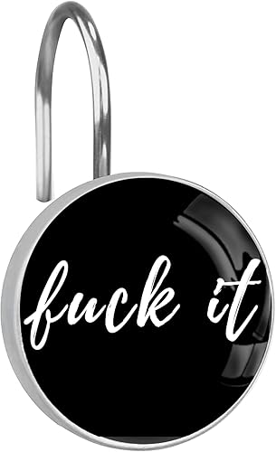 12 ganchos de cortina de ducha de Navidad, muñecos de nieve decorativos para cortina de ducha, ganchos de cortina de ducha de acero inoxidable para