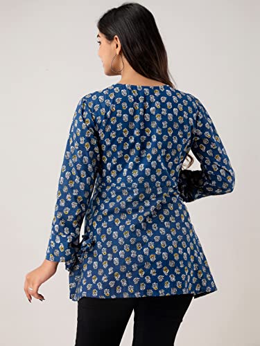 Image of feranoid Women Cotton Angrakha Kurti
