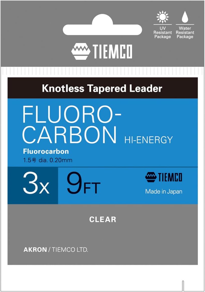 TIEMCO 175001109006 Fluoro Leader, High Energy 9FT, LOT5