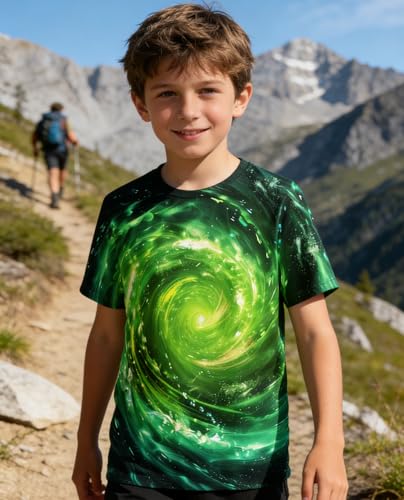 Image of uideazone Tshirts for Boys Kids Short Sleeve T-Shirt 3D Graphic Tee Shirts Tops Clothes 4-16 Years