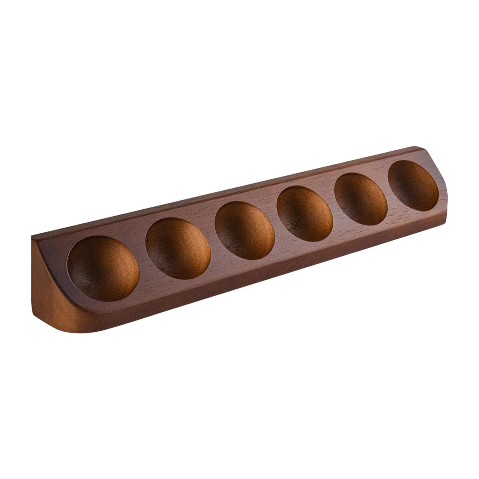 Amagogo Golf Ball Display Case Wooden Ball Stand Holder Golf Balls Collector Storage Rack Office Desk Decor Decoration Countertop Balls Organizer Bracket (Light Brown)