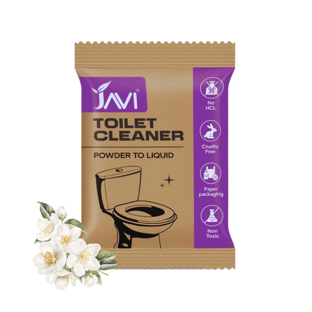 Javi Plant Based Toilet Cleaner | Non-Toxic, Eco-Friendly and Biodegradable | Elimimates Yellow Stains Limescale & Germs |...