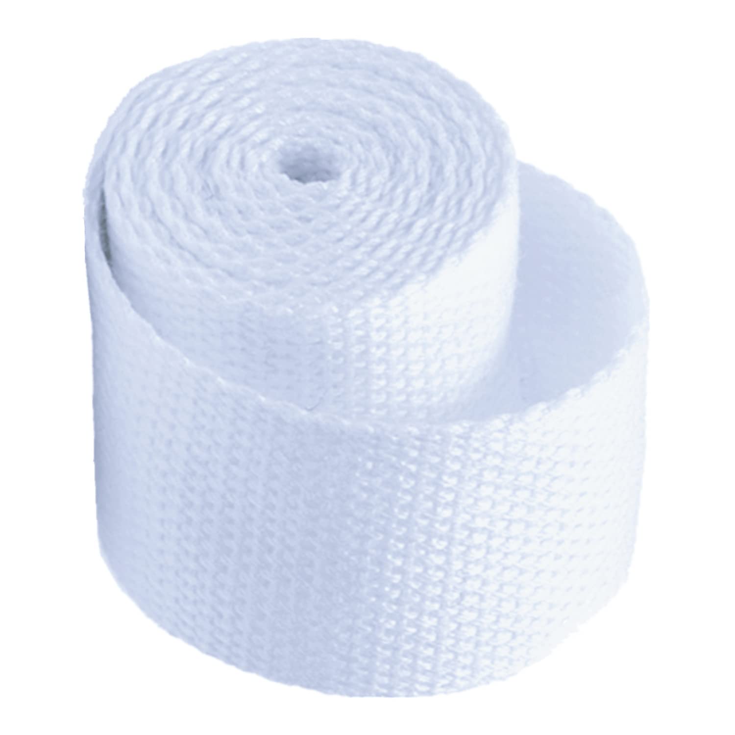 FGJsfhrDTU Webbing, Cotton Plain Weave Straps 25mm Width 5-20 Yards Multicolor(White,25mm/5 yard)