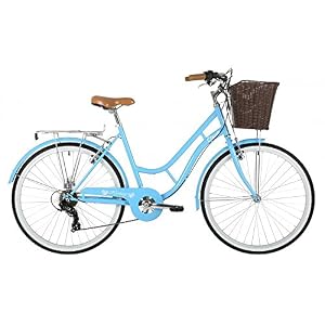 Classic Heritage Ladies 26″ Wheel 7 Speed 19″ Frame Traditional Bike Bicycle Blue