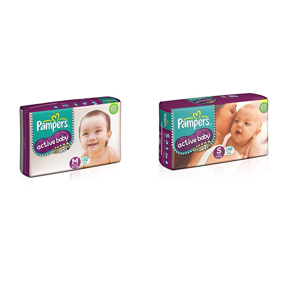 pampers active baby medium