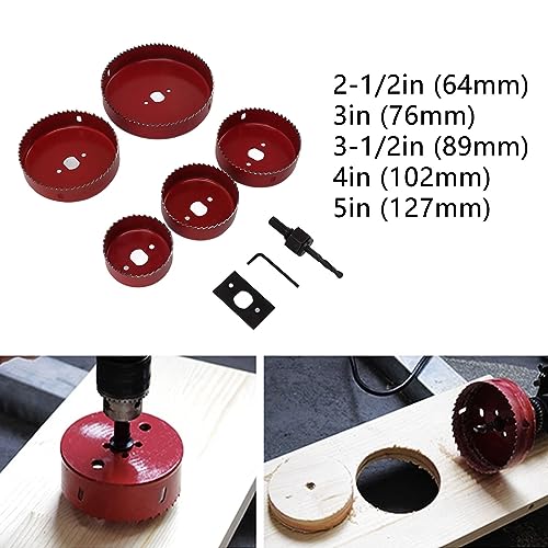 Juego de 8 brocas sierra para madera y metal miniatura 2
