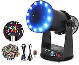 VEVOR 1200W Confetti Launcher Machine Cannon with LED Light Effects and Wireless DMX Control for Party Wedding Concerts Celebration Speciial Events Stage Effect Confetti Shot Shooter
