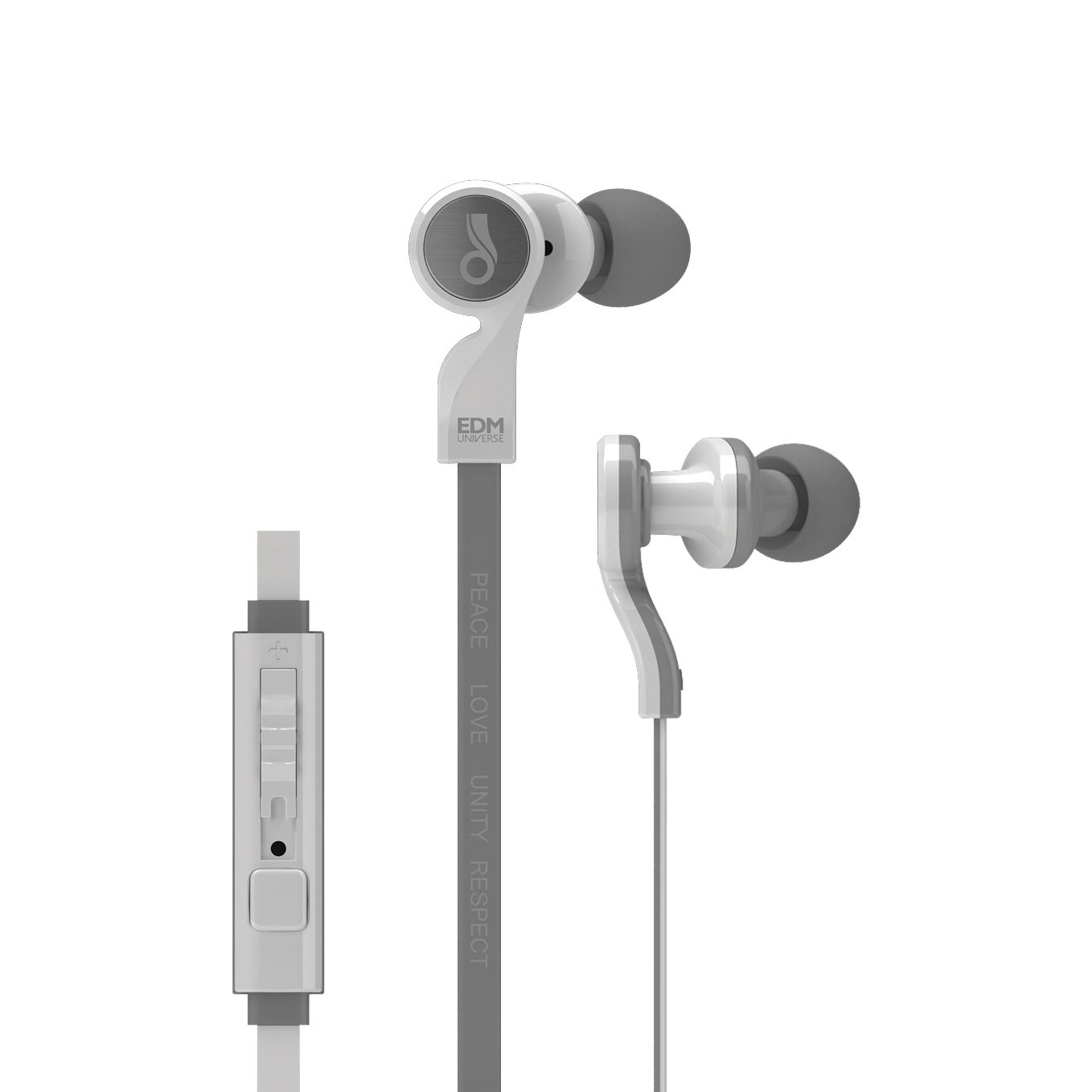 MEE Audio EDM Universe D1P in-Ear Headphones with Headset Functionality (Plur/White)